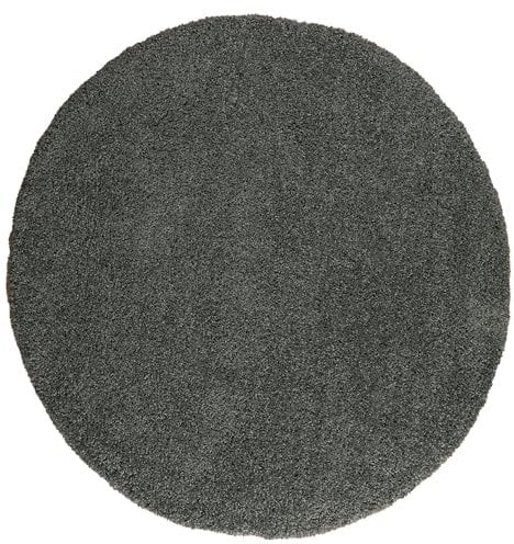 Steffensmeier Hochflor Teppich Twilight | Wohnzimmer | Beste Qualität | Elastischer Flor | Salbei 4422, Größe: Ø 120 cm rund
