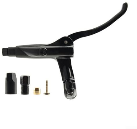 BlissfulAbode Professioneller hydraulischer Bremshebel, kompatibel mit 5-mm-Schläuchen, unverzichtbares Zubehör (L + 9-teiliges Werkzeug)