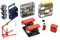 TechSpieler Puzzle 3D pour adultes - Atelier miniature DIY - Garage - Ascenseur 1/18 et support de pneu - Kit de modèle pour atelier automobile et scène de boutique personnalisée