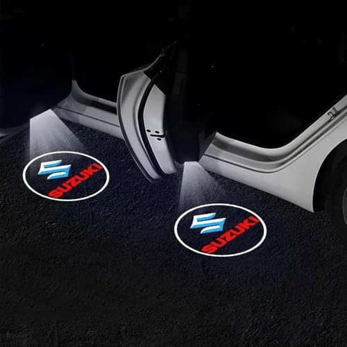 HNJDM 2 Stück Auto Innenbeleuchtung für Suzuki Jimny (GJ) 2.Gen 2018-2020 2021 2022 2023 2024 2025, Projektor Lichter Willkommen Lichter Türlampe Projektionslampe Tür Licht