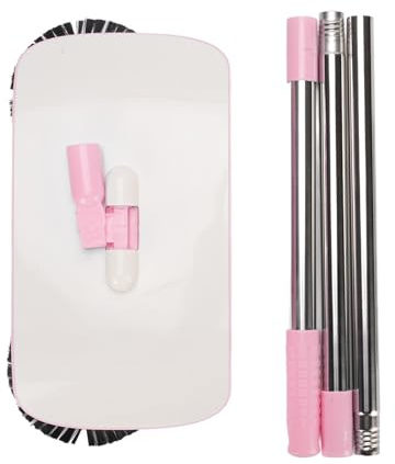 Haushalt Hand Kehrmaschine Kehrmaschine Mehrzweck Mopp Besen Kehrschaufel Bodenreinigungswerkzeug Manueller Bodenreiniger für Zuhause (Rosa)