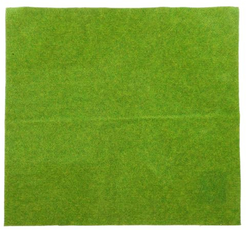 Sandtisch Grasmatte aus Kunststoff, Grün, Realistisch für Herbst Party
