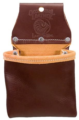 Occidental Leather Pro Leather Utility Bag - 1 Pocket - Simple & Compact - Made in USA