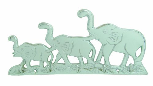 DOOR TOOLS Accroche torchons, Serviettes, clés Laiton Chrome Elephant