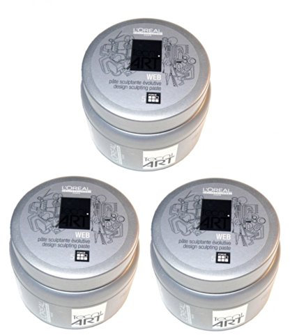 Loreal Fix Web Paste 3 x 150 ml Tecni.art Styling für ultra starken Halt Neue Serie