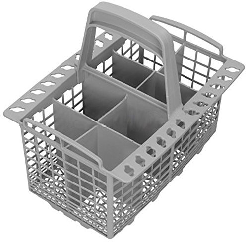 SPARES2GO Cutlery Basket Cage with Detachable Handle for Zanussi Dishwasher (8 Compartments + Detachable Handle) - Fitment List B