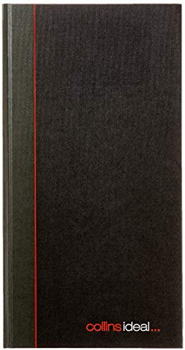Ideal - A4 Slim Cashbook Double Cash - 192 Pgs-Black- 6224