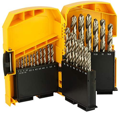 DeWalt DT5929-QZ Kobalt-Metallbohrerset (29-teilig) in Plastikkassette