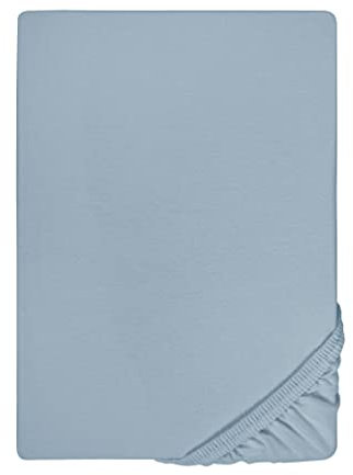 biberna Feinjersey-Spannbetttuch 0077144 blau 1x 140x200 cm - 160x200 cm