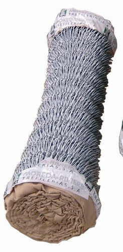 MOREDA 17010919 Treillis/Maille Simple Torsion Galvanisée 16 x 50 mm-150 cm-25 m