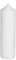 Stumpenkerze, weiss 25x7 cm - Kerzenrohling, Rundkerze 250x70 mm zum Basteln und Verzieren