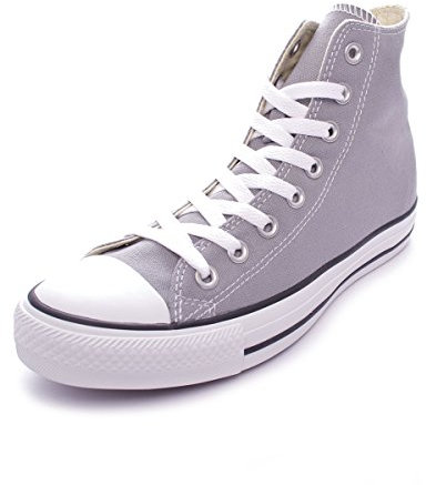 Converse Unisex All Star Canvas Seasonal Hi Red Sneaker, Grigio Dolphin, 39.5 EU