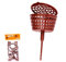 Abono de cesta con pin y tapa 4,5 cm, diámetro 10 Pack 61048, color marrón