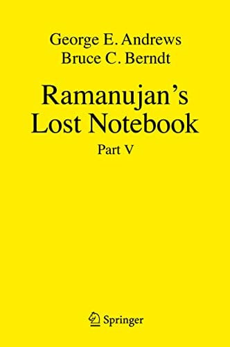 Ramanujan's Lost Notebook: Part V (English Edition)