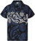 King Kameha Funky Chemise-Hawaienne, Manche-Courte, Maori-Chest, Noir, L