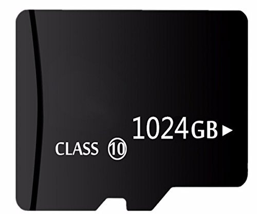 Carte mémoire micro de 1 To avec adaptateur pour carte micro SD de 1 To.