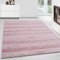 Teppium Tapis Salon Moderne Tapis Chambre Rose-1 80 x 150 cm - Tapis à Poils Courts, a Poil Ras, Unicolor - Monochrome Moelleux et Doux - Tapis Cuisine Moquette Salle de Sejour