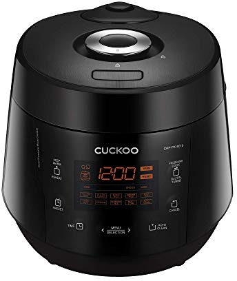 CUCKOO High Pressure Rice Cooker, 20-Cup Cooked, Black, CRP-PK1001S