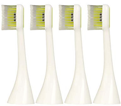 Silk'n ToothWave Zahnbürstenaufsatz soft, Kurz (klein), 4er Set, Weiß, Ersatzbürste