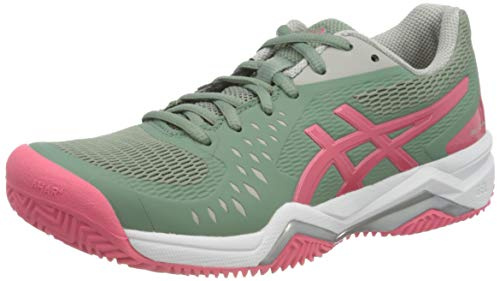 Asics Damen Gel-Challenger 12 Clay Tennis Schuhe, Slate Grey/Pink Cameo, 44 EU