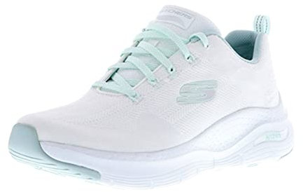 Skechers Arch FIT-Comfy WAV, Sneaker Mujer, Blanco, 38 EU