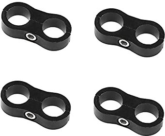 Morsetto Separatore Del Tubo,raccordo A Morsetto Per Separatore Di Tubi Fascette Per Tubo Del Carburante Per 3/8, Tubo Dell'olio/Tubo Del Freno/Tubo Dell'acqua E Tubo Del Gas 11,1 mm-19,9 mm
