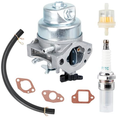 Pindex Kit Carburateur GCV160 Compatible avec Honda GCV160la HRT216 HRR216 HRS216 avec 3 Joints Filtre à carburant Essence pour moto