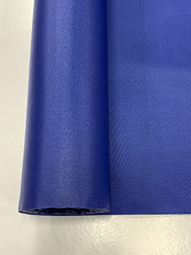 EU Fabrics 4oz Waterproof Fabric - 150cm Wide, 100% Polyester, PU Waterproof Treatment - Outdoor Covers Replacement - Ideal for Bags, Pet Bedding, Picnic Cloth - Fabrics Material per Metre (Royal)