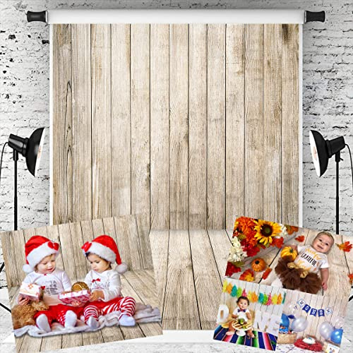 Wood Plank Photography Backdrop Rustic Wood Children Newborn Photo Vinyl Background Baby Shower Birthday Party Decoration Photo Booth Props 5x7FT