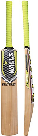 Kalindri Sports Walls Holz Cricketschläger Kashmiri Weidenschläger für Tennis, Gummiball (Modell 2021-22) mit Schlägerabdeckung (Jahrhundert)