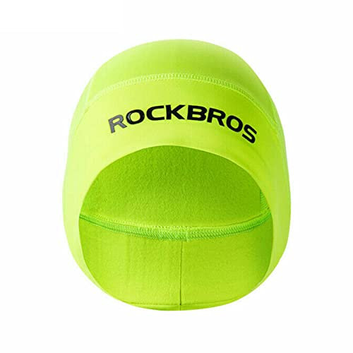 ROCKBROS Fahrrad Mütze Helm Unterziehmütze Fahrradkappe Warm Winddichte Wintermütze Bike Cap für Radfahren Skifahren Laufen Herren/Damen