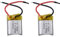 ZYGY 2PCS 3.7V 220mah Lithium Battery for HS190 901HS 901S 901H X300C LF606 SG800 S9 mini SYMA S107 S107G S108G S109G Quadcopter Accessories Remote Control Drone Battery
