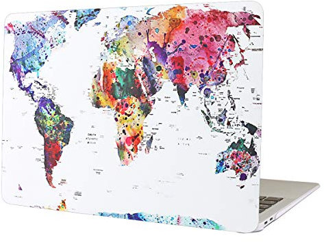 Case for MacBook Pro 14 inch Case 2025-2021 Release M4 A3112 A3185 A3401 M3 A2918 A2992 M2 A2779 M1 A2442 Pro Max, Classic Printed Plastic Hard Shell Cover & Keyboard Cover, Map