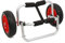 Futchoy Kayak Carrello pieghevole con ruote grandi da 10 pollici, canoa, surf, barca, canoa, capacità di peso 150 kg, 65 x 35 x 33 cm