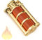 WHYUNM26 Vintage Holz Flint Kerosin Feuerzeuge Weiche Flamme Retro Metall Messing Schleifscheibe Winddicht Benzinfeuerzeuge Kreative Gadgets Raucherzubehör,Brown