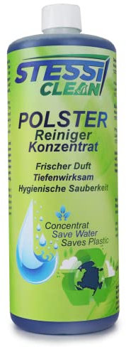 StessiClean Polster Reiniger Konzentrat 1 Liter - Frischer Duft, Tiefenwirksam, Hygienische Sauberkeit