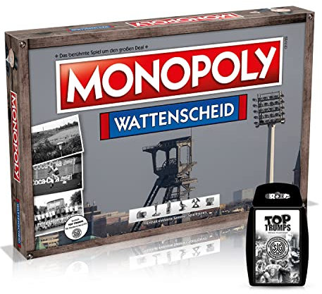 Monopoly - Wattenscheid inkl. Top Trumps Gesellschaftsspiel Brettspiel Spiel