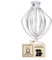 Dishwasher safe whisk for all KitchenAid Artisan food processors with tilting motor head