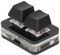 Macro Pad, Clavier Programmable à 2 Touches avec Interrupteur Rouge, Clavier Multifonctionnel avec Clavier OSU (Noir)