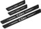JYMLOV 4 Pezzi Fibra di Carbonio Battitacco per Auto Sticker, per Ren-Ault Clio Duster Megane TWINGO, Esterno Battitacco Protezione Plates Anti-Graffio Scuff Adesivi Decorativi Accessori, Clio White
