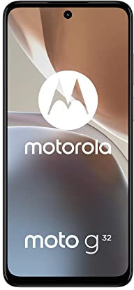 Motorola moto g32 (4/64 GB espandibile, Tripla fotocamera 50MP, Display 6.5 FHD+ 90Hz, Qualcomm Snapdragon 680, batteria 5000 mAh, Dual SIM, Android 12, Cover Inclusa), Soft Silver