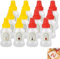 APOMOONS Mini Flacon Souple 12 Pièces Mini Vinaigrette Récipient Sauce Salade Squeeze, Bouteille à Condiments 25ml, Pot Sauce Plastique avec étiquettes pour Ketchup Sauce Soja Sauce Miel Vinaigrette