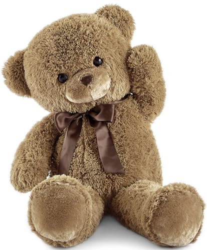 YunNasi Riesen Teddybär XXL 90cm Plüschbär groß Kuscheltier Stofftier,Braun