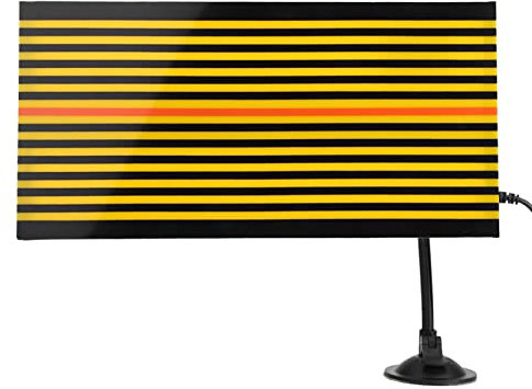 PenRux Lackloses Dellenreparatur-Entfernungswerkzeug mit LED-Licht und USB, Auto-Dellenbrett Zur Überprüfung der Reflektorlinie für die Entfernung von Dellen an der Karosserie