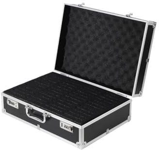 Lfhelper Graded Card Storage Case Sports Card Storage Boxes Holds 48 Graded Cards with Lock Hard Case for CSG, BGS, FGS, PSA, SGC