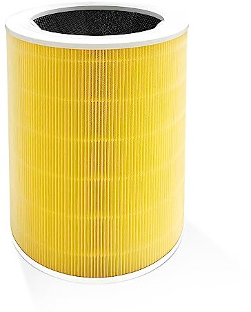 Core 600S Replacement filter Compatible for LEVOIT Core 600S-RF-PA AIR Purifier,H13 True HEPA 3-in-1,2Pack,yellow ，by HODSEUKIN. (Core 600S yellow 1-Pack)