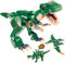 QLT QIAOLETONG Jurassic Dinosaurier STEM 3 in1 Bauspielzeug Dino Bausteine für Jungen und Mädchen 6-14 Klemmbausteine Ideas (287PCS)