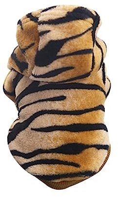 Housoutil Tier kostü tierkostü Hunde Jacke Hunde Pulli hundemantel Dog Accessories Hundeoutfit hundejacken hundepulli Hund Tuch Hundekleid Hund Tiger Kostü Haustier Kleidung Jacke mit Hut