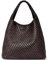 oscaurt Tragetasche für Damen, gewebte Ledertasche, gewebte Tragetasche, Damen-Handtaschen, Schultertaschen, Einkaufstasche, Top-Griff, Tasche mit Beutel, Geldbörse, dunkelbraun, Large