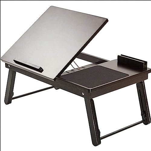 Supporto da scrivania Workstation Scrivania per laptop regolabile Tavolo per laptop pieghevole PC portatile in bambù Supporto per notebook da tavolo Scrivania per divano